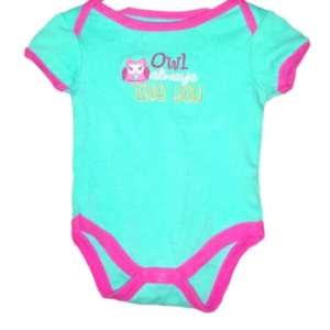 Baby Gear Owl Onesie Sz 3-6 Mo